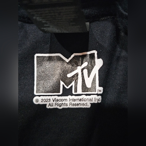 MTV-I Want My MTV Graphic Men's Black Tee with Red Logo. Size XL. New In Plastic - Picture 3 of 3